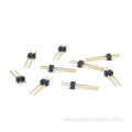 2.54mm Pitch Pin header Connector Single Row Straight SQ0.64mm H2.5mm 1*2P